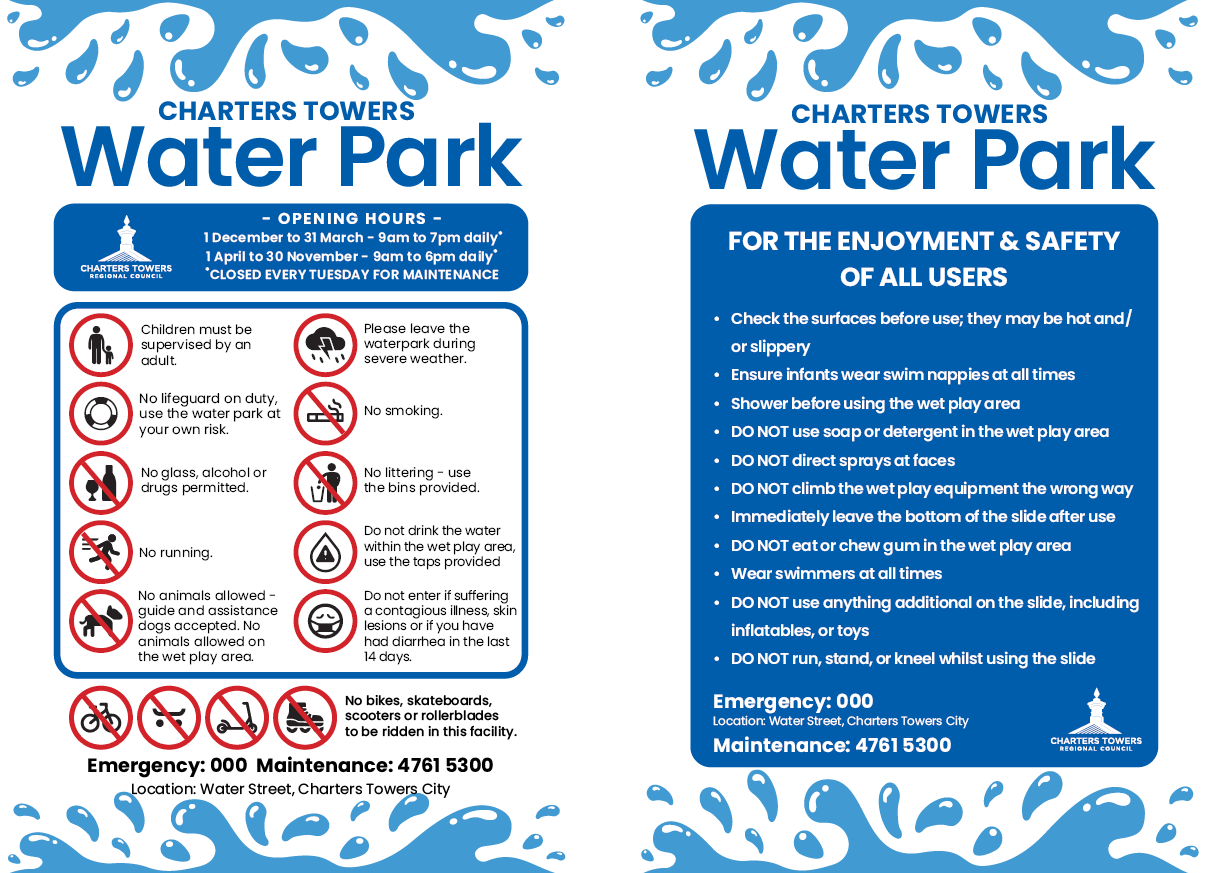 Water Park Rules