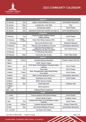 Community Calendar