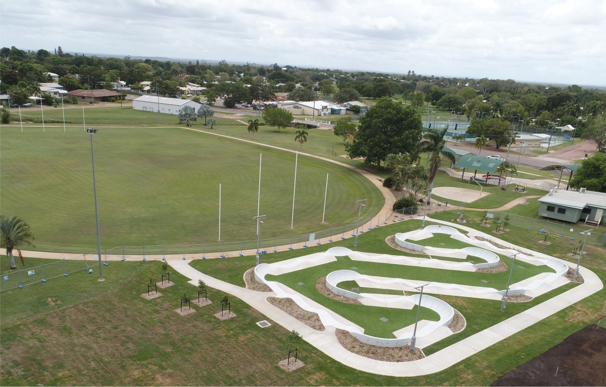 Pump Track Nearing Completion