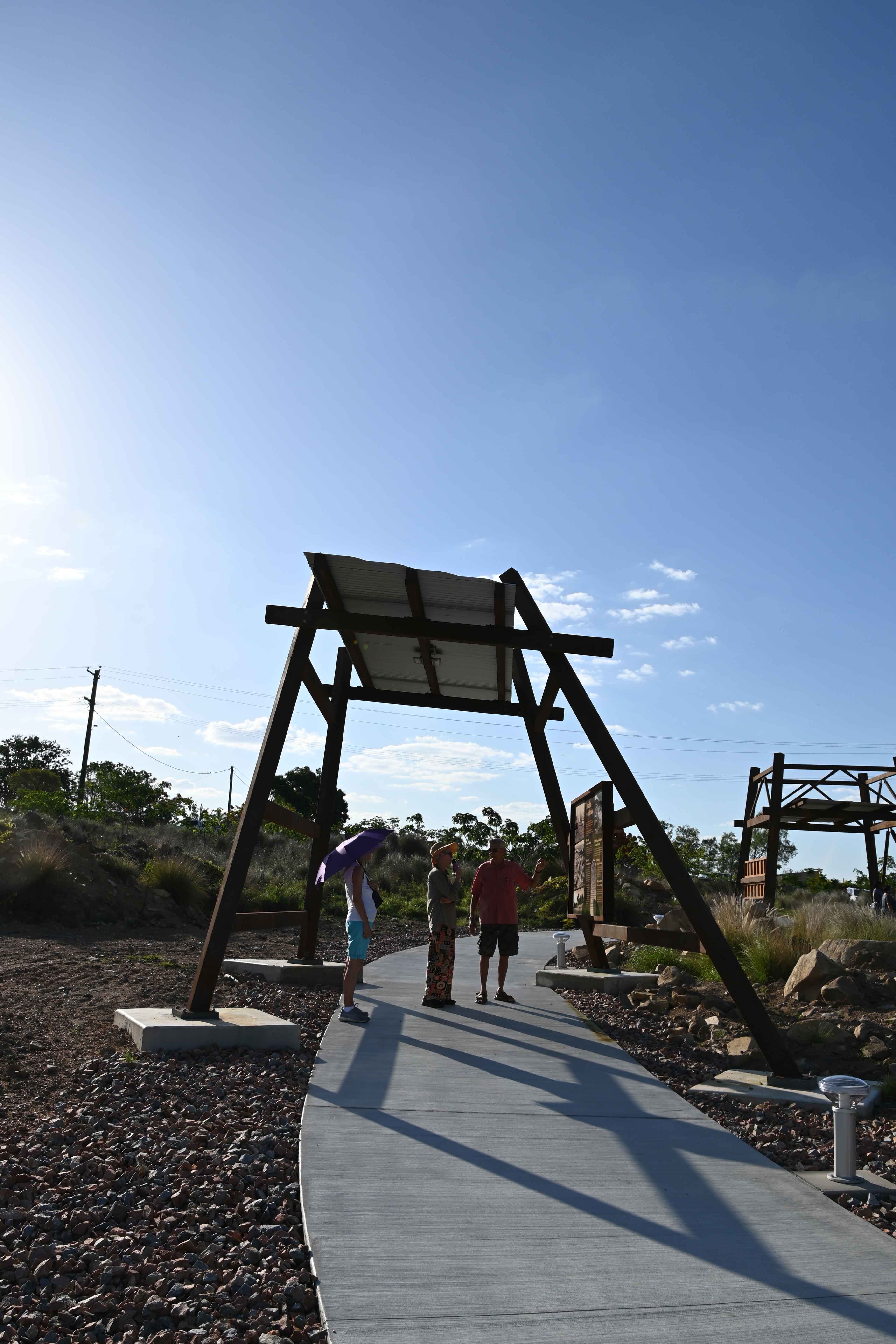 Miners' Memorial Opening