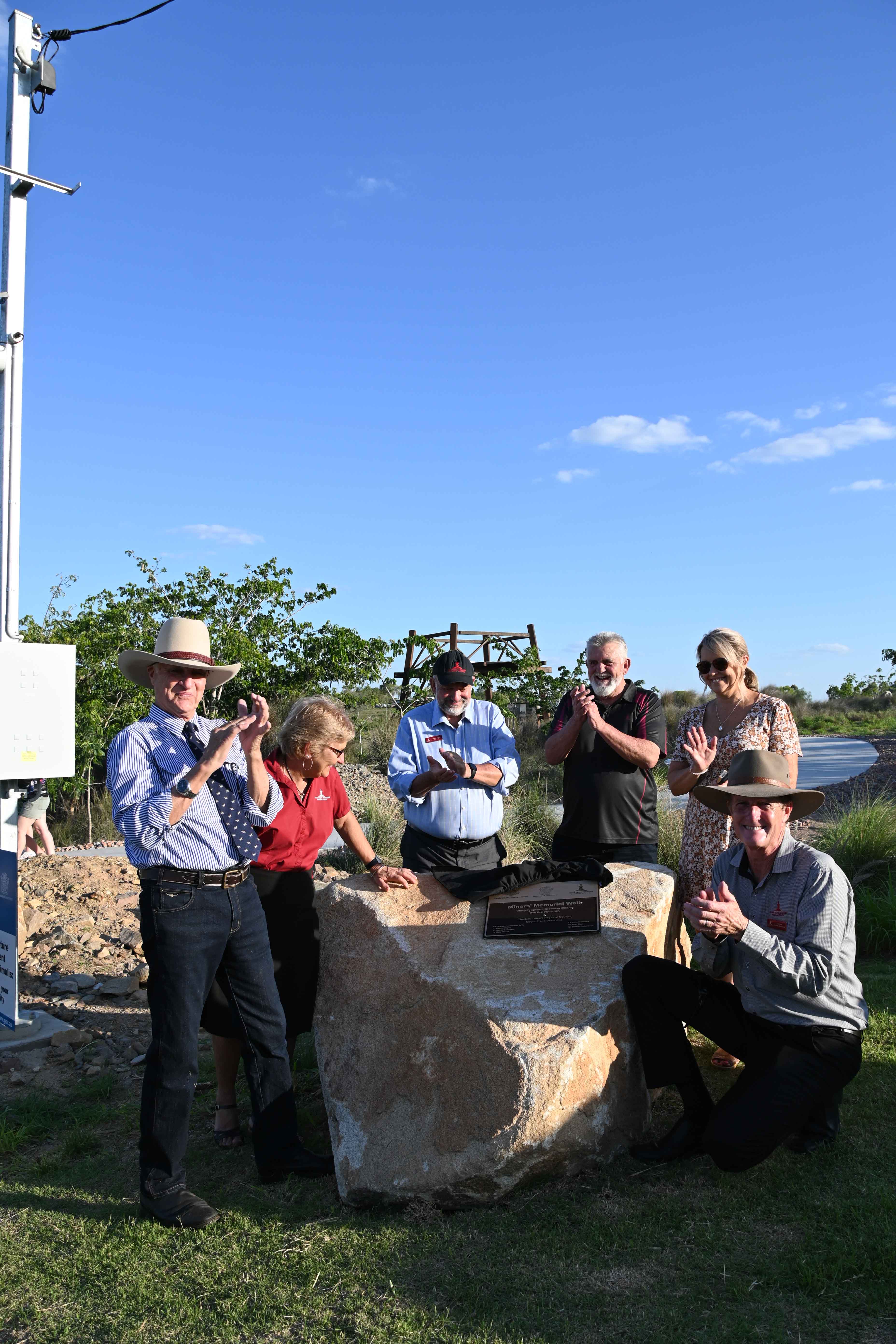 Miners' Memorial Opening