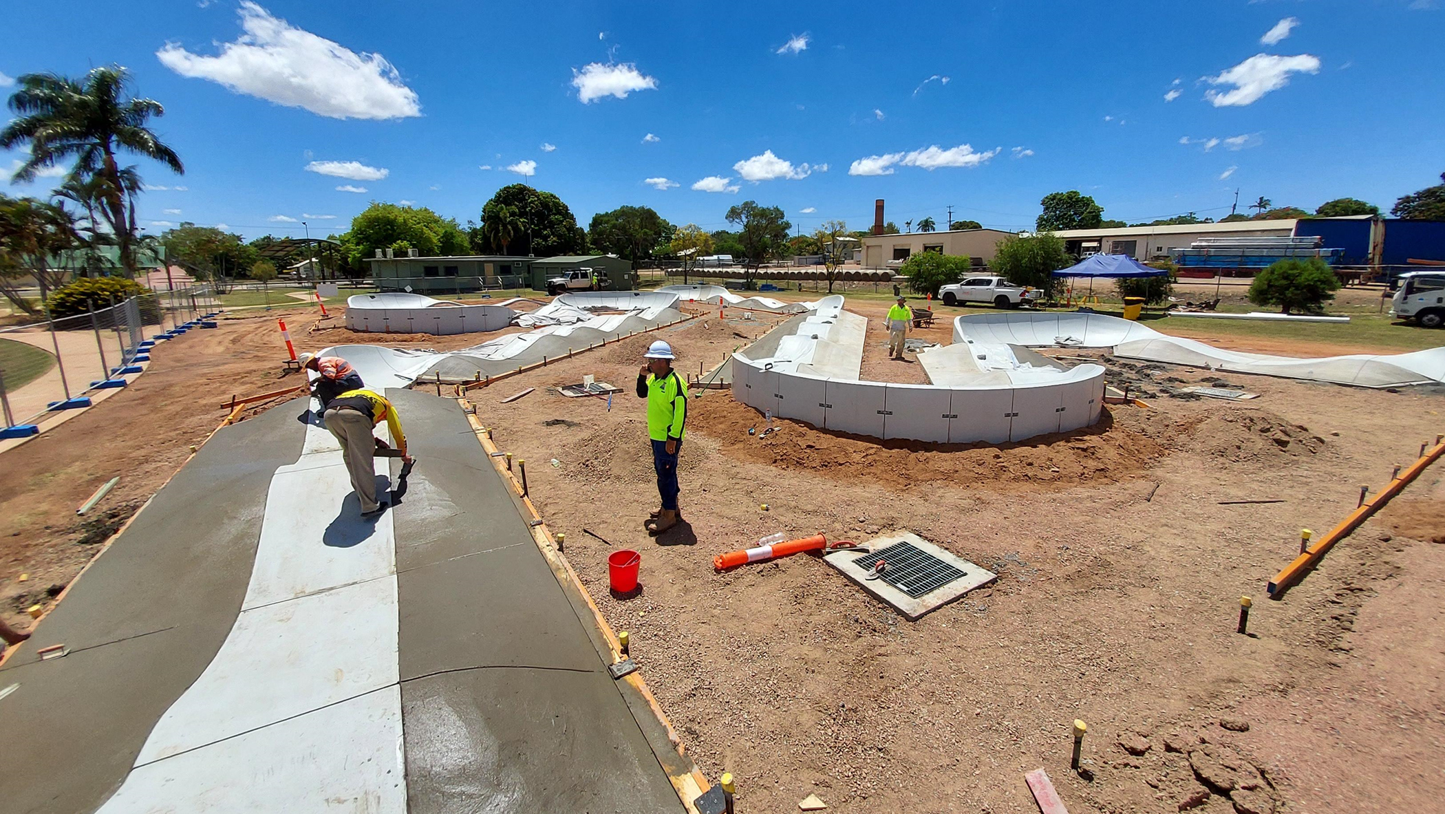 Pump Track, concrete, project, council